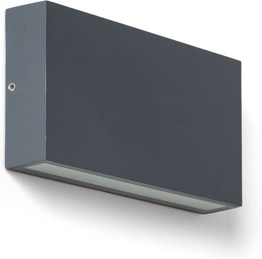 Thumbnail - LED-Wandleuchte Aussen 10W Aluminium Doppelseitige Beleuchtung cct Wählbar Brooky m Anthrazit