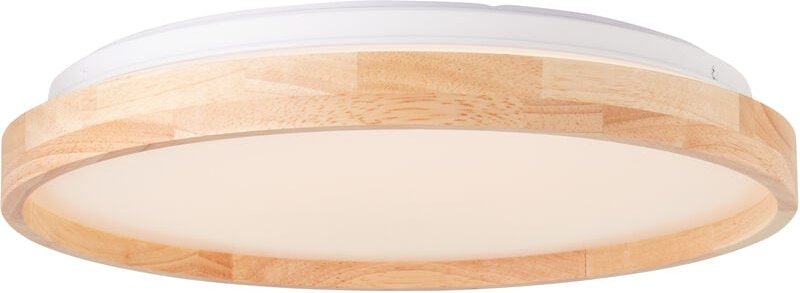Brilliant - Alson led Deckenleuchte 39cm holz hell/weiß, Metall/Holz/Kunststoff, 1x 26 w led integriert, (Lichtstrom: 25...
