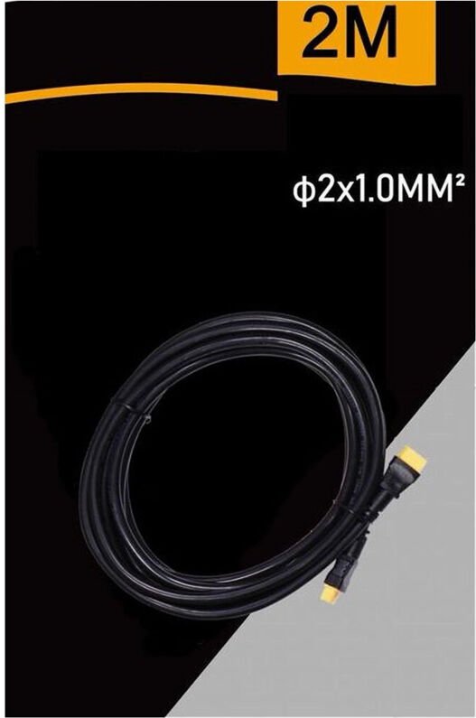 Trade Shop Traesio - Trade Shop - craw prolunga 2 meters per faro faretto solare connettore di giunzione IP65 CV-2M -