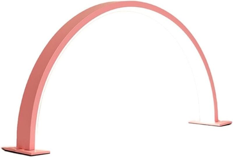 USB-Schreibtischlampe für Nägel, halbmondförmige Lampe für Wimperntattoos, LED-Schreibtischlampe geeignet für Maskenbild...