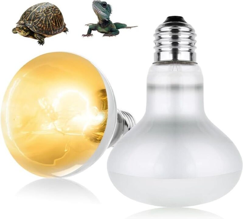 100-Watt-Wärmelampe für Reptilien, E27-Wärmelampe für Reptilien, Tageslicht-Sonnenlampe, Wärmelampe für Schildkröten, Wä...