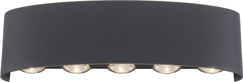 PAUL NEUHAUS LED-Wandleuchte 9489-13 anthrazit, 8 W, 1200 lm, 3000 K, IP54