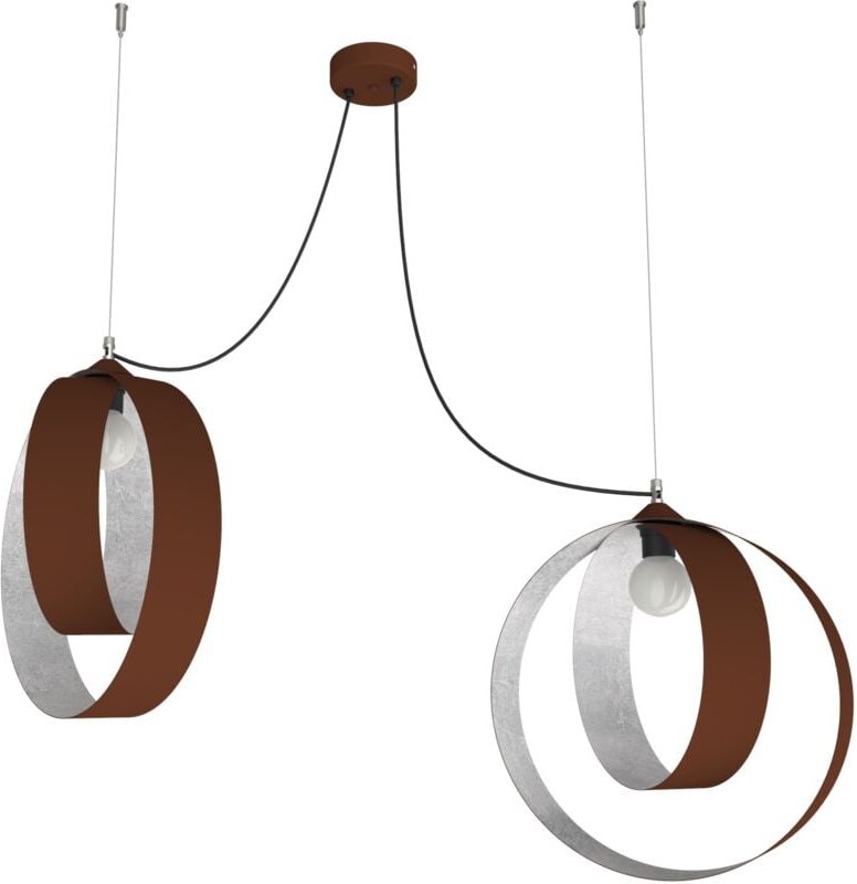 Thumbnail - Shell sospensione 2 luci foglia