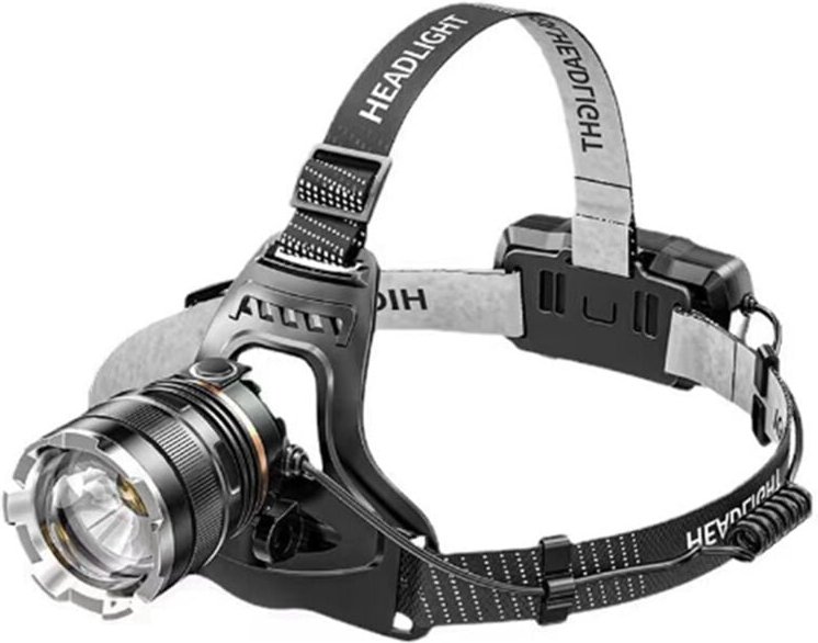 Outdoor Nacht Angeln Induktion Kopf Licht High Power Teleskop Fokus Scheinwerfer Kopf-Montiert Lampe