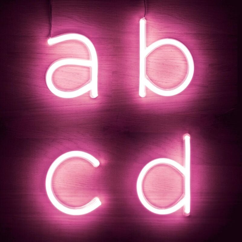 LED-Buchstaben Neon Rosa r Rosa