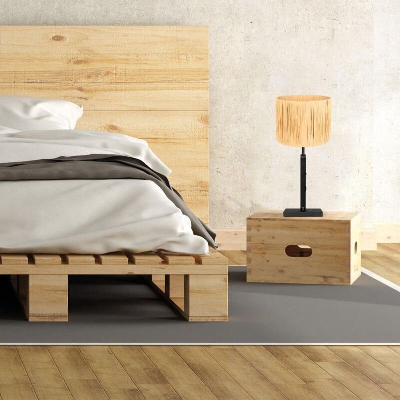 Steinhauer - tischlampe - Stang - schwarz - gras metall - Ø 20cm