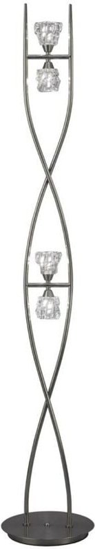 Inspired Mantra - Iku - Stehlampe 4 Light G9, Satin Nickel