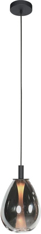 Hängeleuchte - Glimsy - schwarz - glas metall - ø - Steinhauer