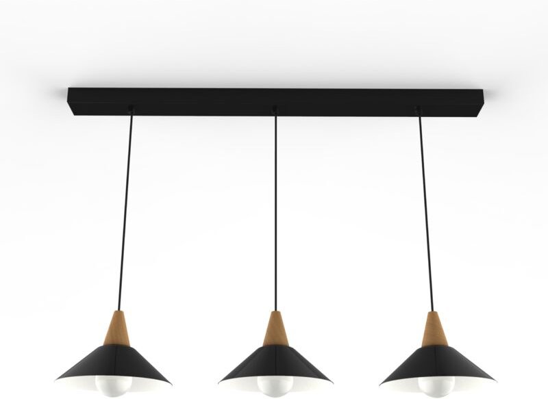 Funnel sospensione lineare bicolore lucido