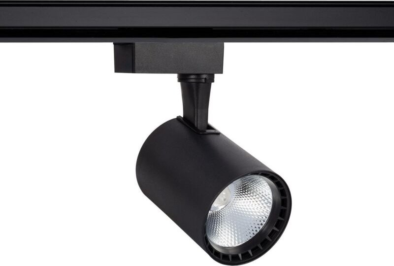 Efectoled - 1-Phasenstromschiene LED-Strahler 20W Bron Schwarz 4000K Neutralweiß