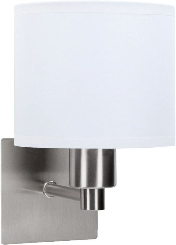 Wandleuchte IP20 lyon E27 60 w vernickelt satiniert