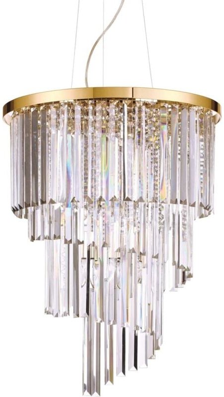 Carlton - 12 Licht Pendelleuchte Gold, E14 - Ideal Lux