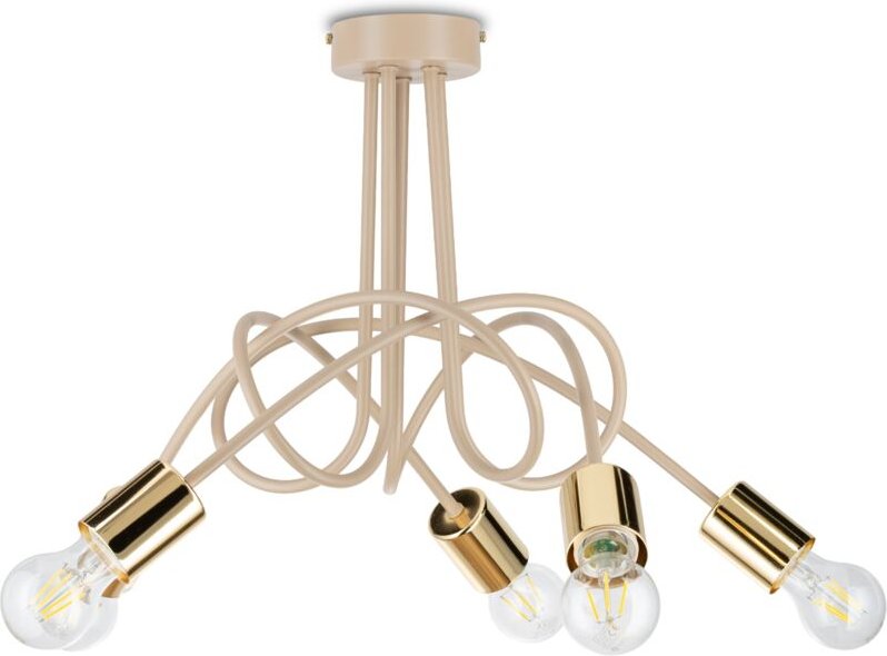 Kango Beige Kronleuchter 5xE27 50 cm