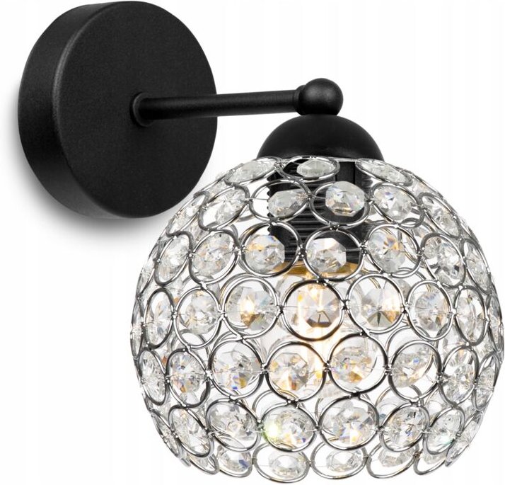 Moderne Knkiet Lampe Elegante Kristalle Chrom