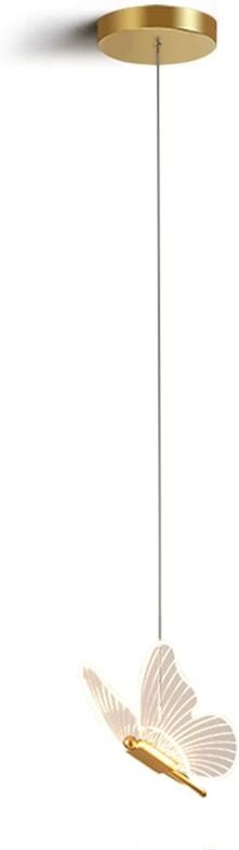 Schmetterling led Pendelleuchten Nordic Golden Bedside für Wohnzimmer a