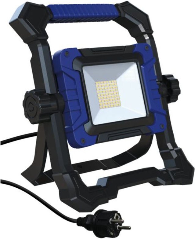 Baustellenstrahler 50W - 5000K - 4000lm - Blau