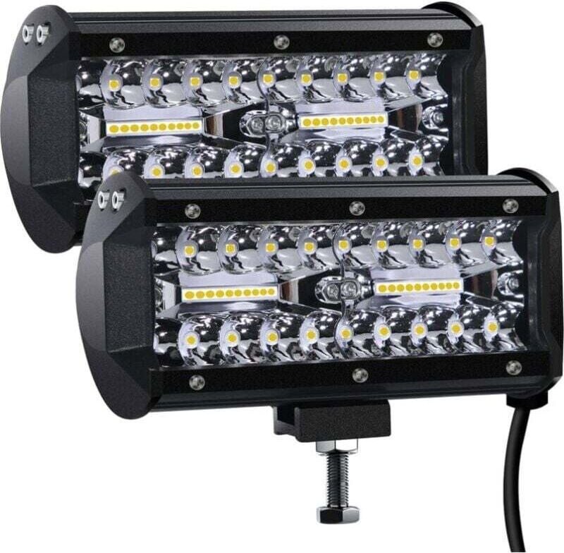 12V 300W 7-Zoll-LED-Arbeitsleuchte, IP67 wasserdicht, 27.000 lm LED-Nebelscheinwerfer, für Auto, LKW, Traktor, SUV, Boot...