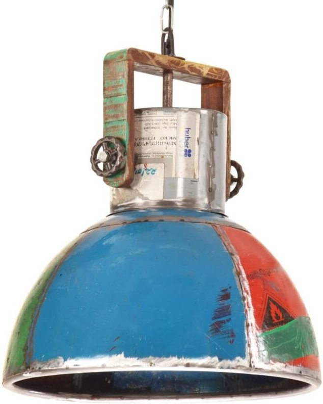 Hängelampe Industrie-Stil 25 W Mehrfarbig Rund 40 cm E27 vidaXL