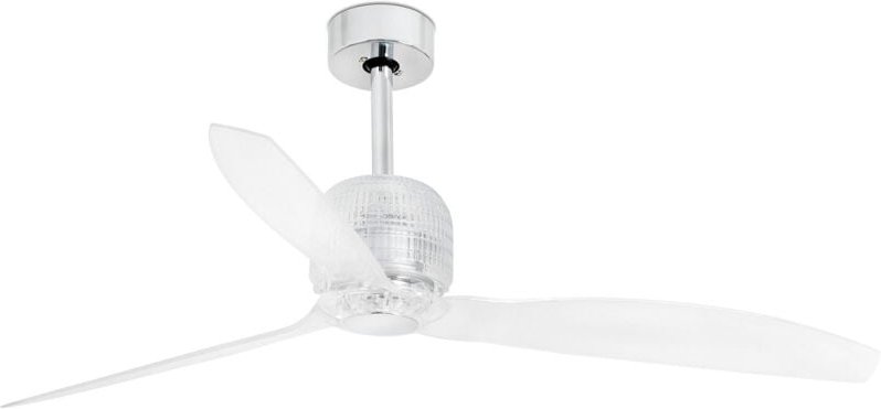 Faro Deco Mittlerer Deckenventilator mit 3 Flügeln, Chrom, Wiz Smart System