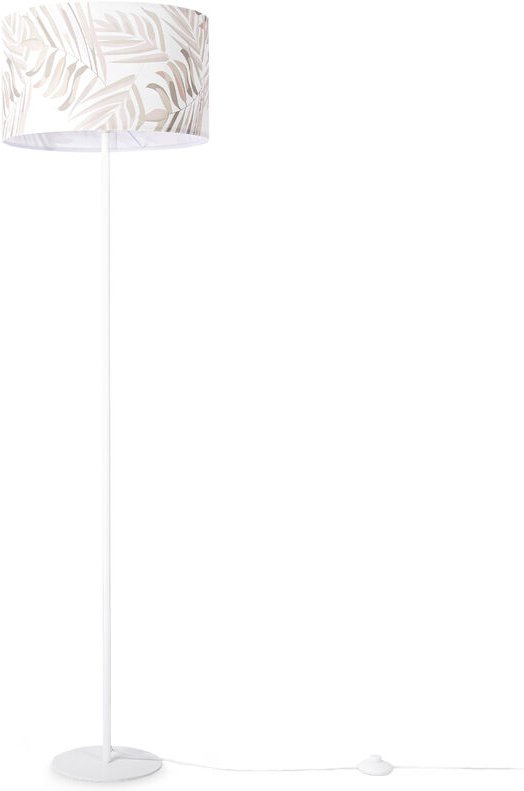 Paco Home - Stehlampe Lampe Leselampe Kinderzimmer Deko Wohnzimmer Büro Lampenschirm Palme Grün (Ø38cm), Stehleuchte - W...