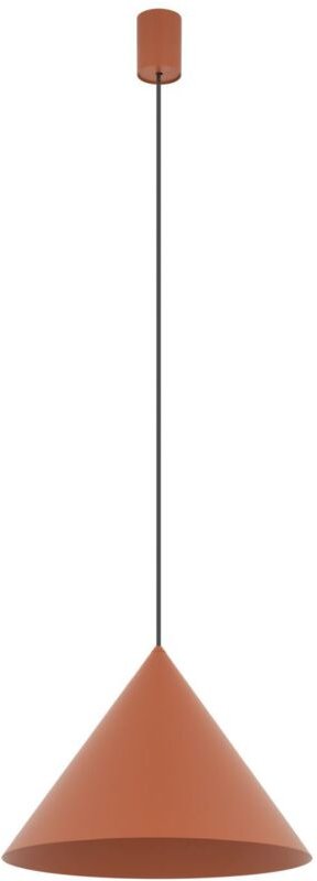 Hängelampe Metall D: 35 cm H: max. 130 cm Terrakotta GU10 Modern Pendelleuchte