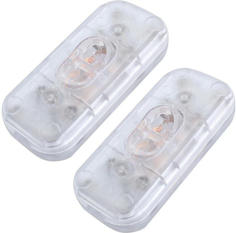 Stück Nachttischlampenschalter, zweipoliger Schalter, für Tischlampe, Nachttischlampe, 60 x 26 x 15 (transparent)