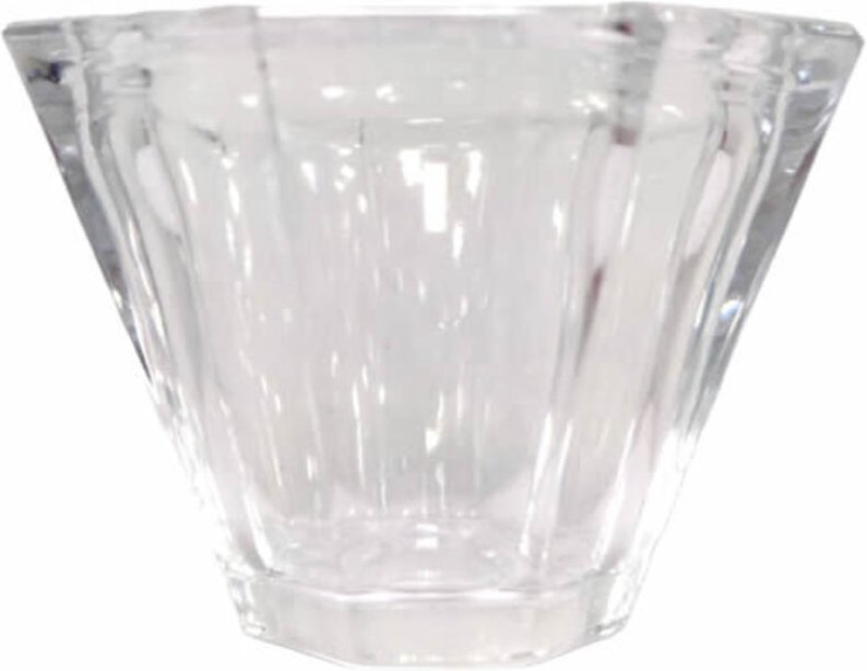 Ltde - Transparente Diamant-Tulpe aus Kristall 8,5x4x5 cm mit einer Öffnung von 2,4 cm