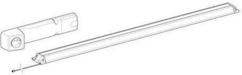 Geberit Steckdosenelement mit ComfortLight-Modul, 105-120 cm,