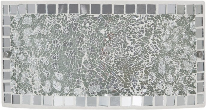 Fabrilamp mosaico Wandleuchte rechteckig Chrom Modell Tenor