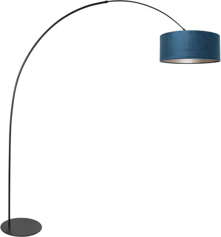 Thumbnail - Anne Lighting - stehlampe - Curve - blau schwarz - metall -