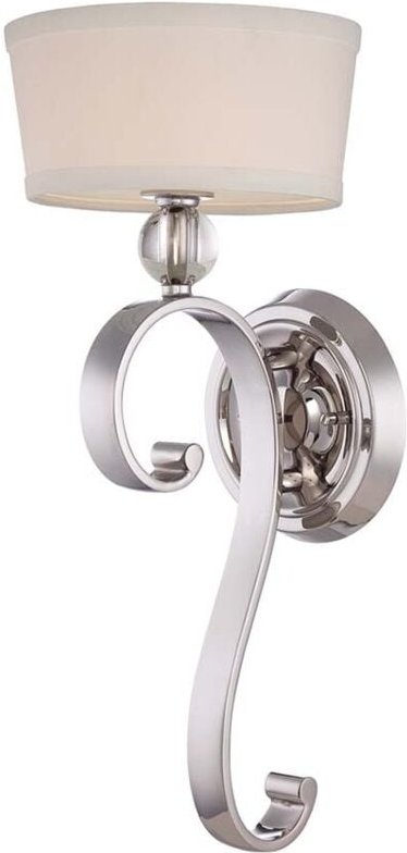 Madison Manor 1 Light Wandleuchte - Imperial Silver