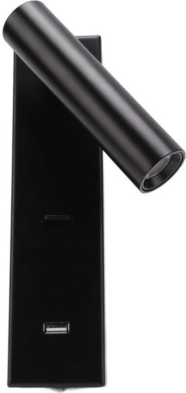 Vtizikl Lampe de Lecture Murale LED Rechargeable - Interrupteur & Port USB - Design Élégant en Alliage Aluminium - Pour ...