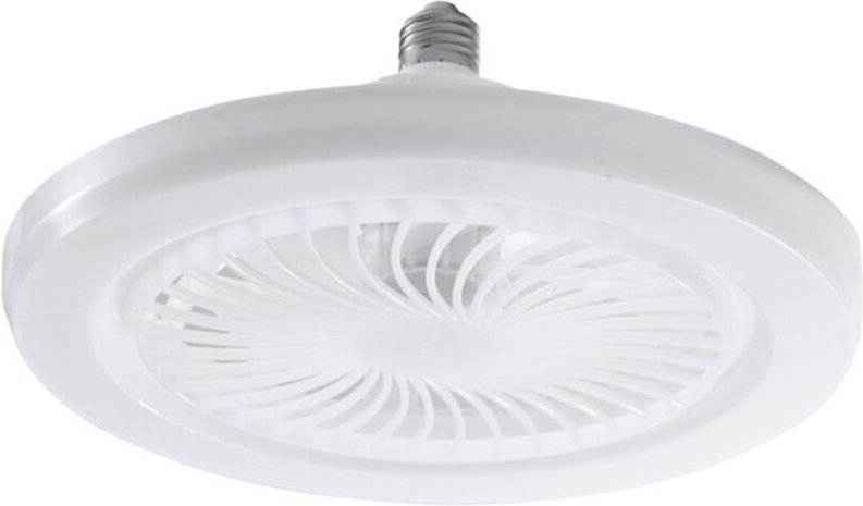 Deckenventilator mit Fernbedienung, 30 W, 25 cm Durchmesser, leise LED-Beleuchtung, E27-Fassung für Schlafzimmer
