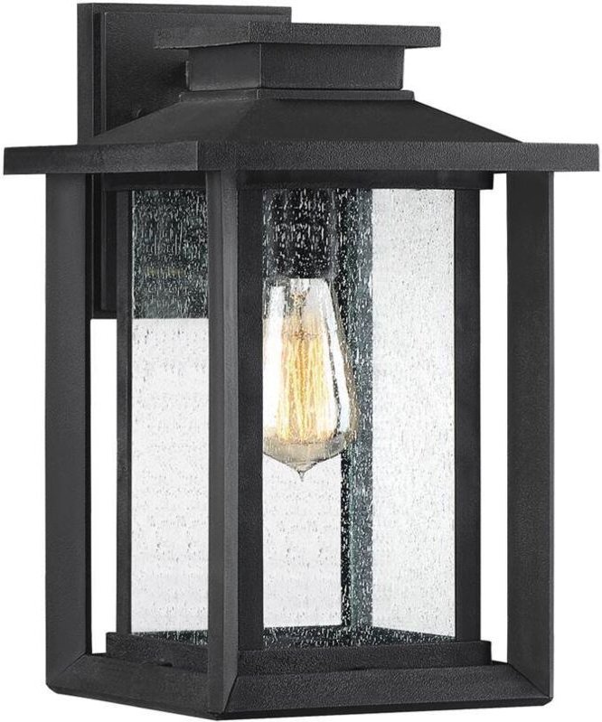 Quoizel - Elstead Wakefield Außenwandlaterne Erde Schwarz, IP44