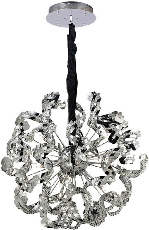 Inspired Esme Pendelleuchte mit 12 Leuchten, G4, poliertes Chrom/Kristall, nicht kompatibel mit LEDs und Kompaktleuchtst...