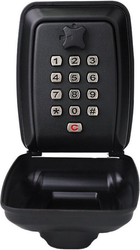 Sicherer Schlüsseltresor – Schwarz – Wasserdicht – Wandmontage – 1219562 mm – Sicherer Zugriff auf Ihre Schlüssel