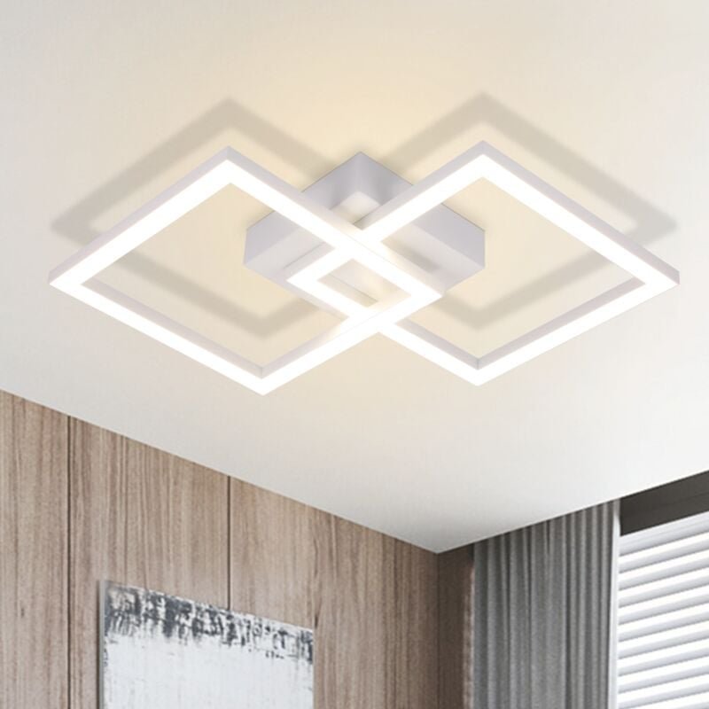 Deckenlampe led Deckenleuchte Küche - Modern Küchenlampe 24W 4000K Wohnzimmerlampe Design Flurlampe Neutralweiß Schlafzi...