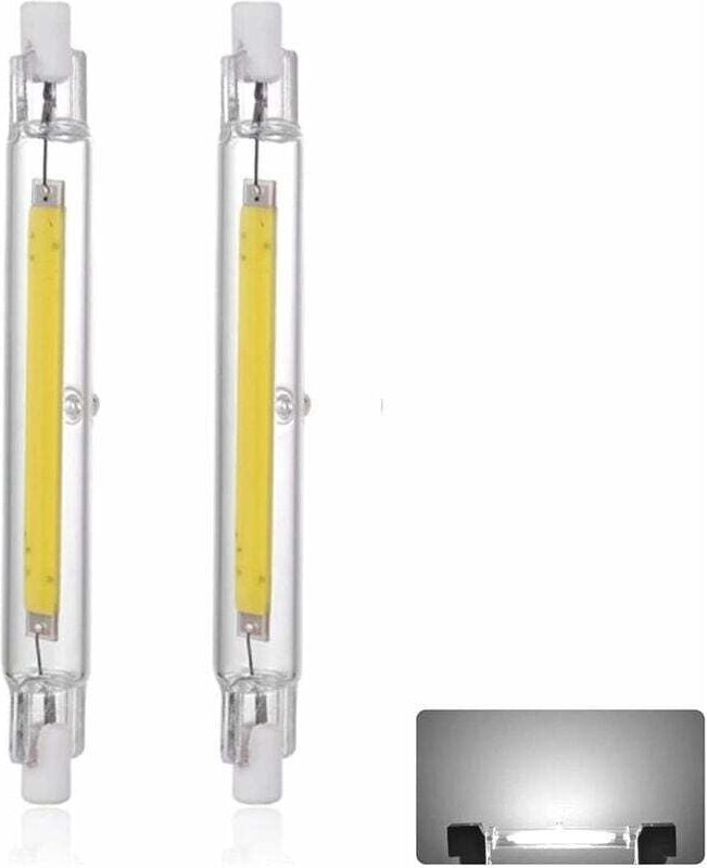 Tigrezy - 2er-Set R7s 118 mm 20 w dimmbare LED-Glühbirne – Kaltweiß