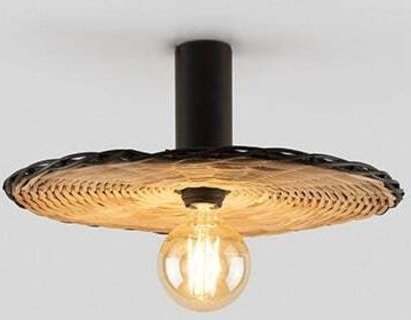 Costas ø400 Wand-/Deckenleuchte Rattan H140 62174-78 Faro Barcelona