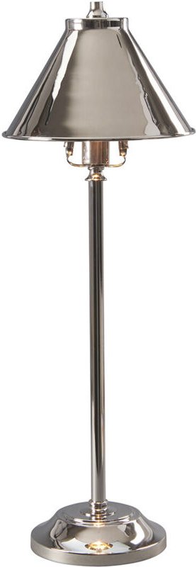 Provence - 1 Leuchttischlampe aus poliertem Nickel, E14 - Elstead