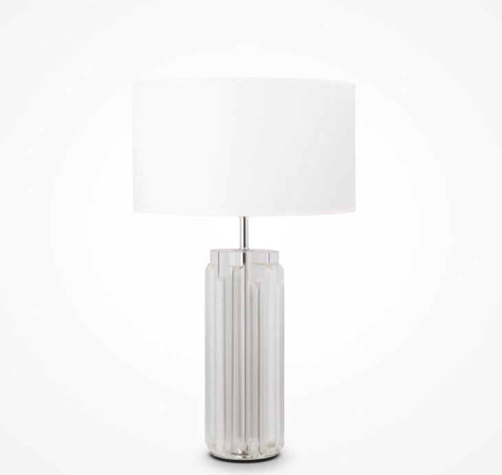 Thumbnail - Muse Moderne Tischlampe mit rundem Schirm Chrom E27 - Maytoni