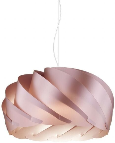 Rosa Metallaufhängung aus verchromtem Metall Cm. 42 x 26 Std