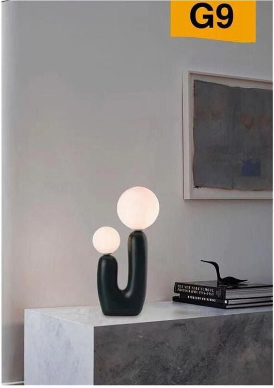 Trade Shop - lampada led by tavolo lume alien attacco 2XG9 max 60W IP20 variationen D14 - Dunkelgrün