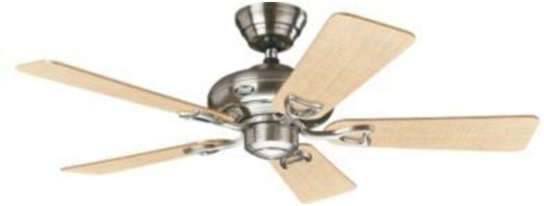 Casafan - Deckenventilator Seville ii 112 cm Nickel mit Zugkette