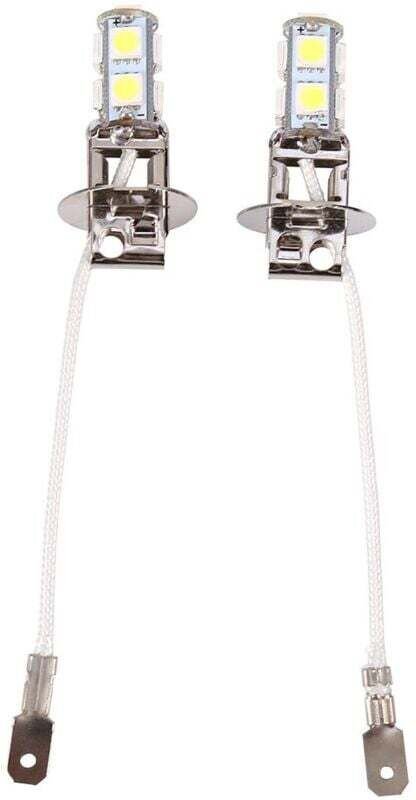 2x Ampoules LED H3 Blanc 6500K 9 SMD Pour Phare Antibrouillard Voiture 12V