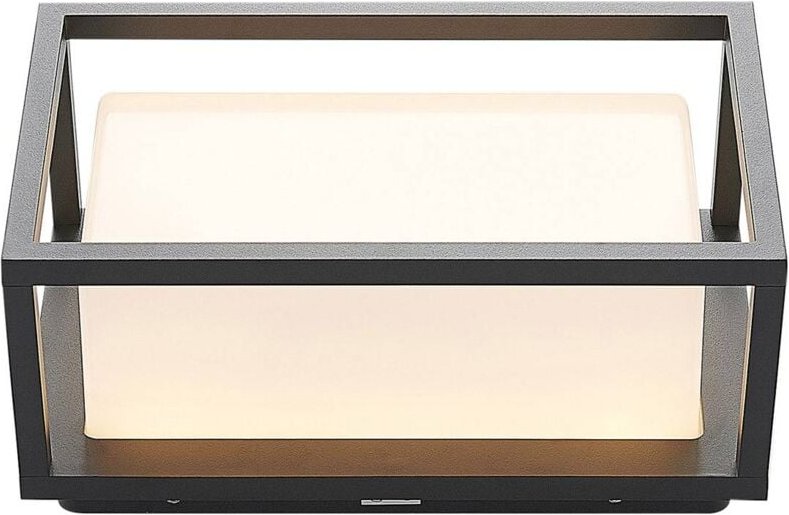 Lucande - led Wandleuchte außen 'Ilirian' aus Aluminium von