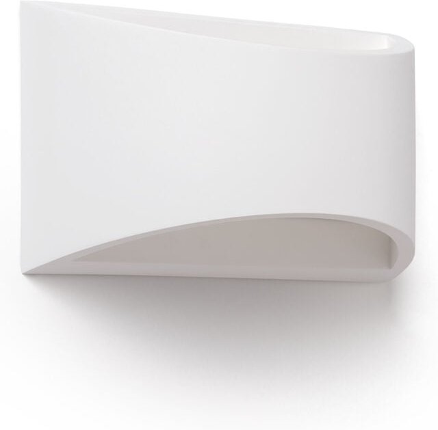 Wandleuchte aus Gips Fosty Weiß