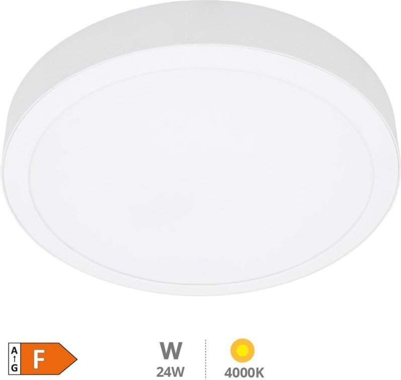 Bogur 24W 4000K Weiß Runde LED-Oberflächen-Downlight