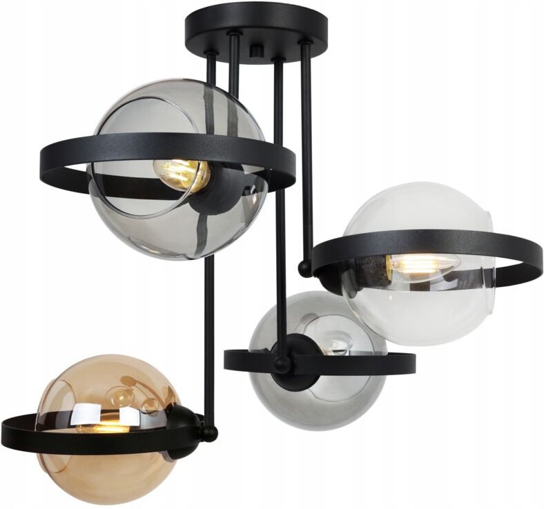 Moderne Glasring-Hängelampe Mix