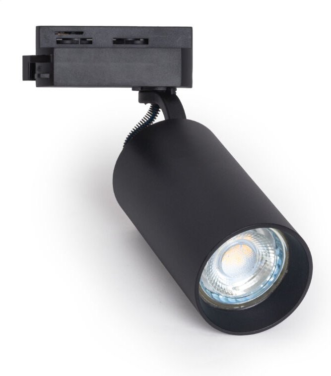 1-Phasenstromschiene Strahler Ruun für GU10-Glühbirne Schwarz